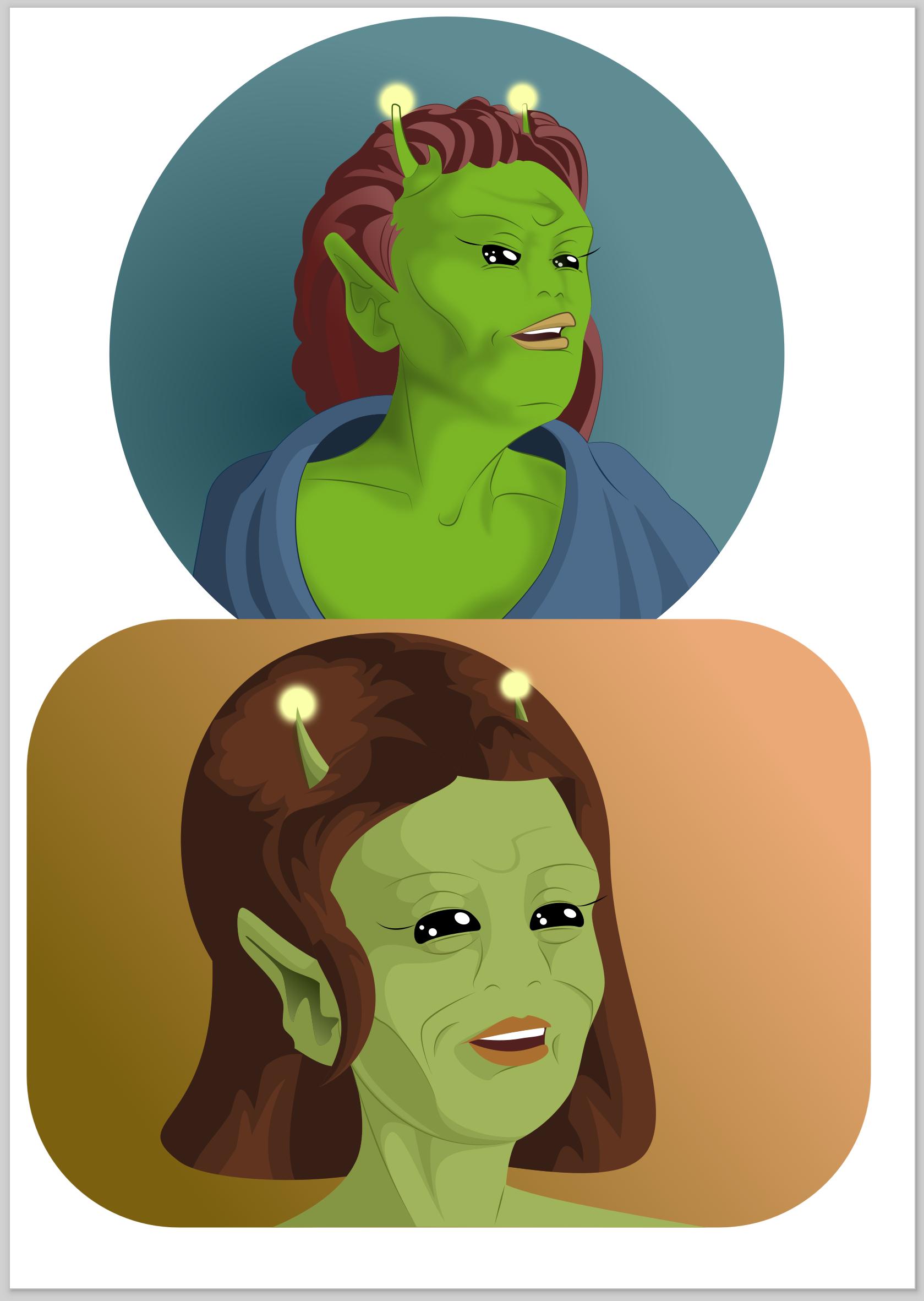 Alien Damen Designs