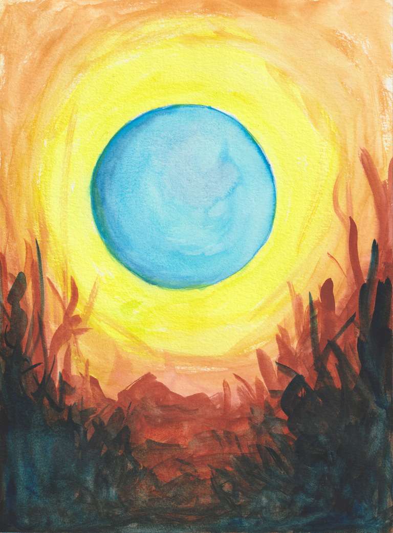 Aquarell Landschaft
