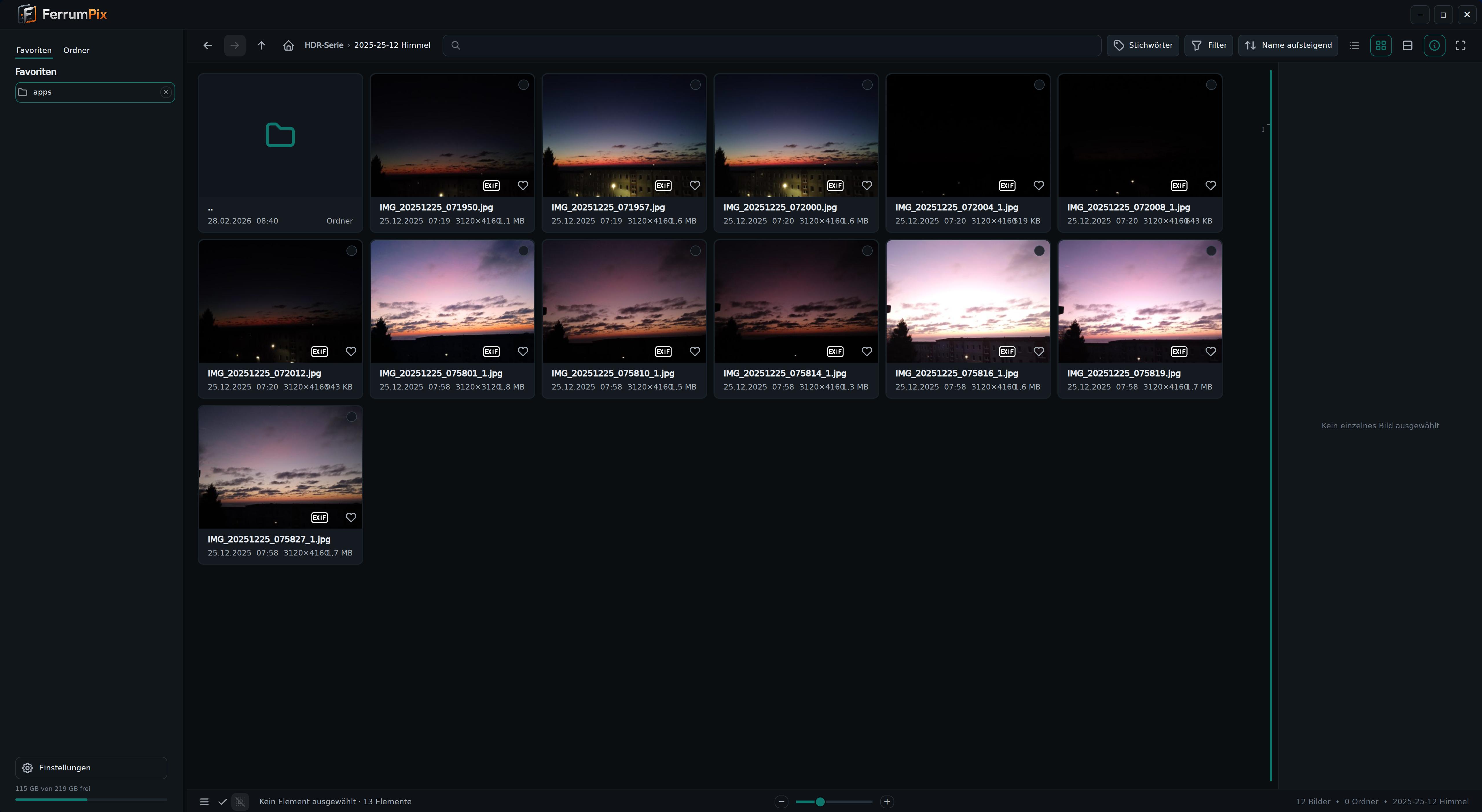 Screenshot Ferrum Pix