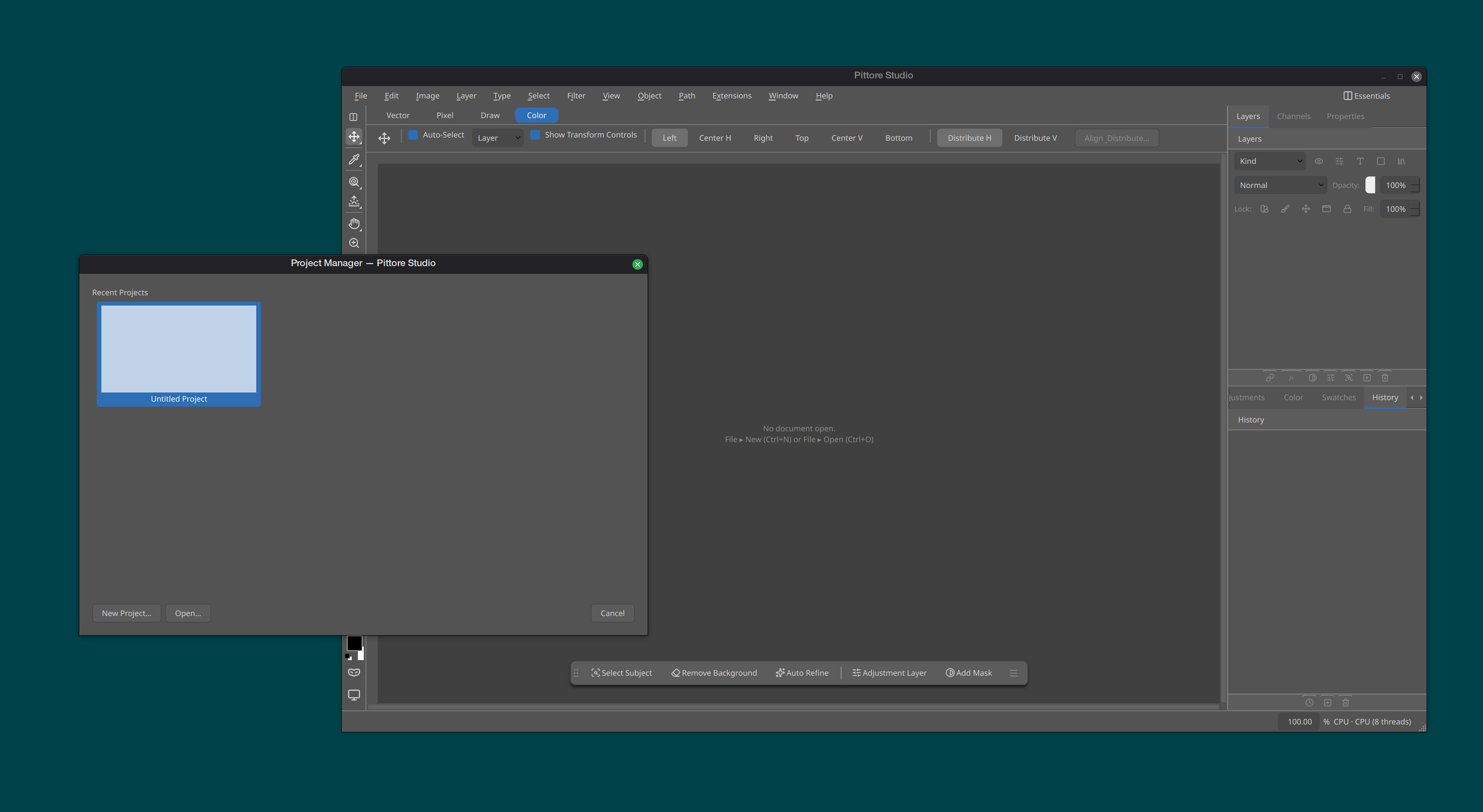 Screenshot Pittore Studio
